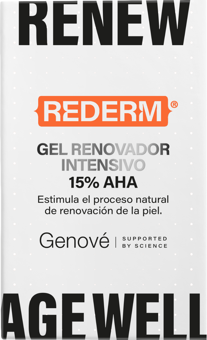 Estuche REDERM Gel Renovador Intensivo 15% AHA